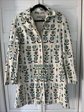Putumayo Women’s Longline Flower Printed Jacket, size M